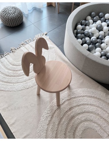 Chaise lapin en hêtre