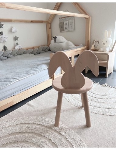 Chaise lapin en hêtre