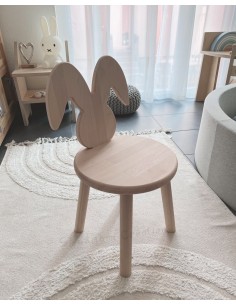 Chaise lapin en hêtre 2