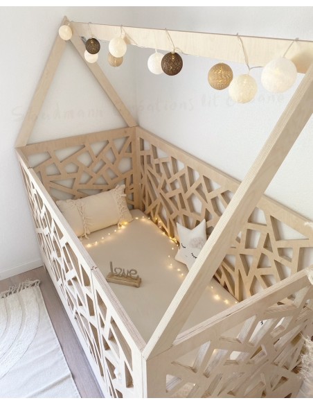 Berceau cabane mosaïque - Exclusivité suisse