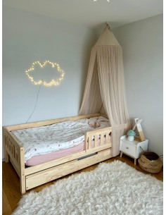 Lit gigogne avec barreaux non-amovibles SANS CABANE