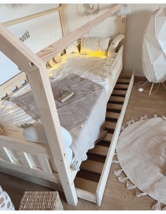 Lit gigogne avec barreaux non-amovibles 2